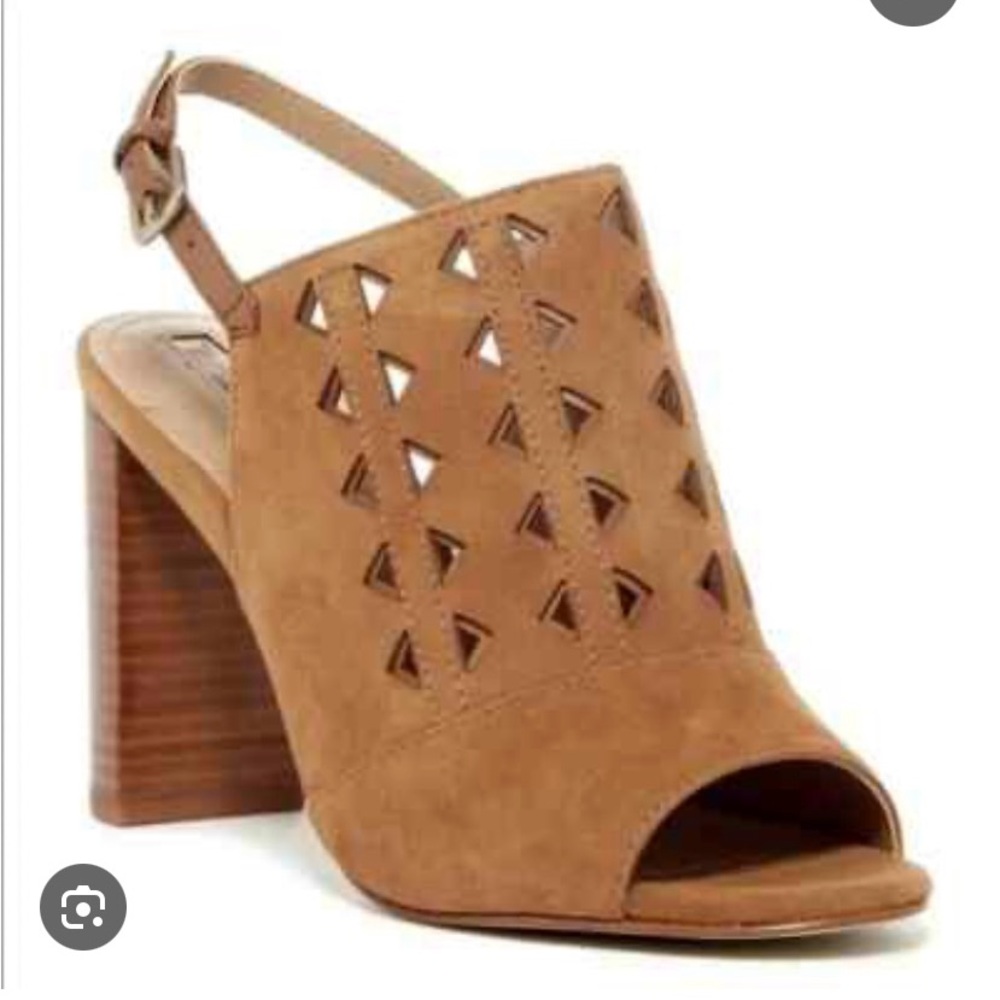 Tahari Camel Marvel Neutral Heel Sandal Shoes, 9